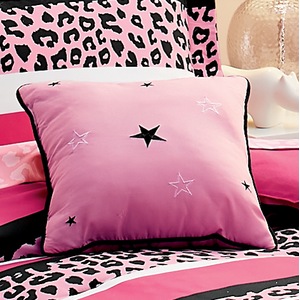 Printed Microfiber Accent Pillow, , large