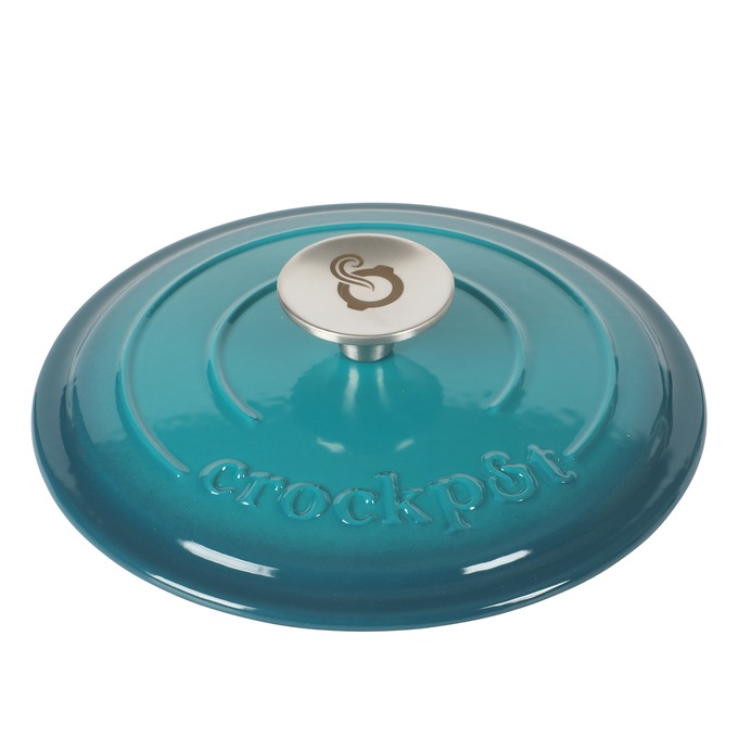 Crock Pot Artisan 3-qt. Enameled Cast Iron Saucepan with Lid, , large