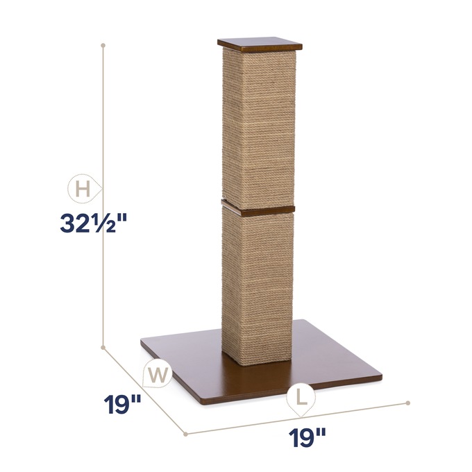 Gemini Tall Square Scratching Post, , large