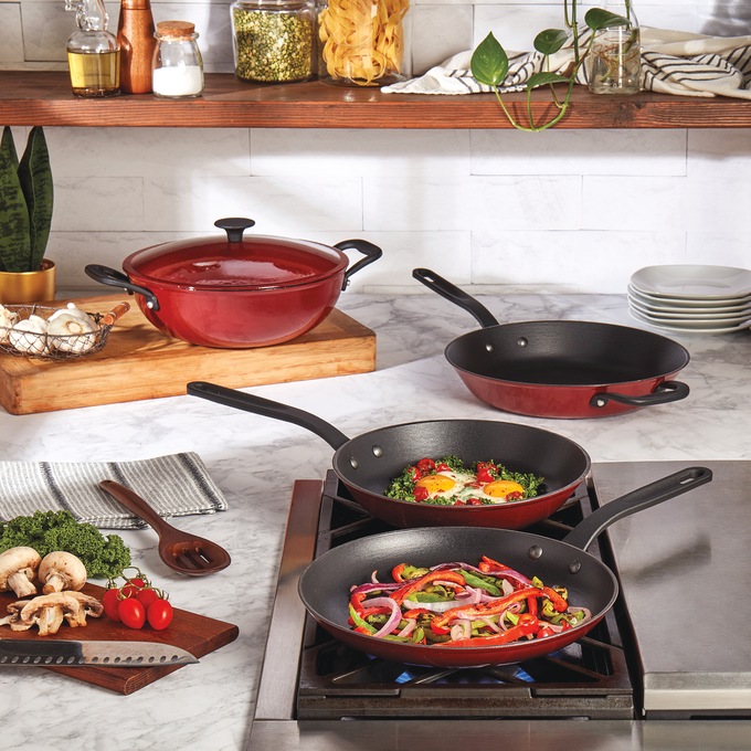 5-Piece Mason Enameled Cast Iron Cookware Set, , large