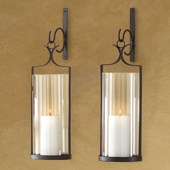 Set of 2 Wall Sconces Seventh Avenue