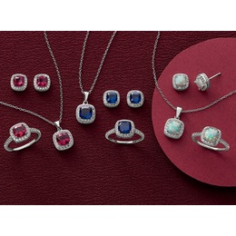 Necklaces Pendants Gold Diamond Birthstone Seventh Avenue