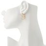 Diamond Double Hoops, , large