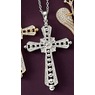 Diamond Cross Pendant, , large