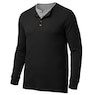 Men's Thermal Cotton-Blend Henley, , large
