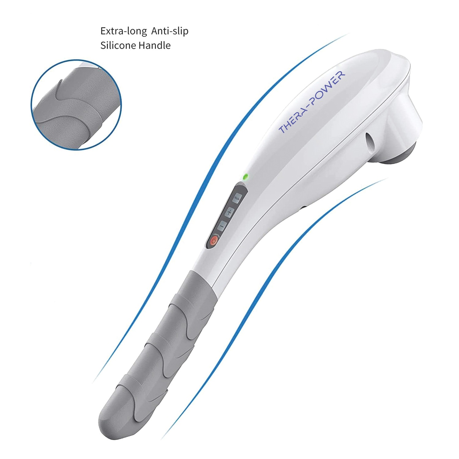 Cordless Rechargeable Handheld Massager with Attachments | Seventh