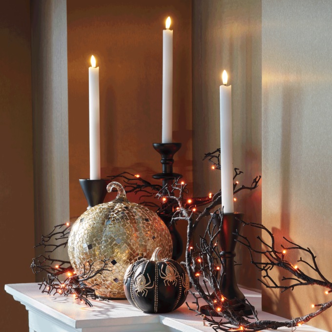 Set of 3 Taper Candleholders, , large