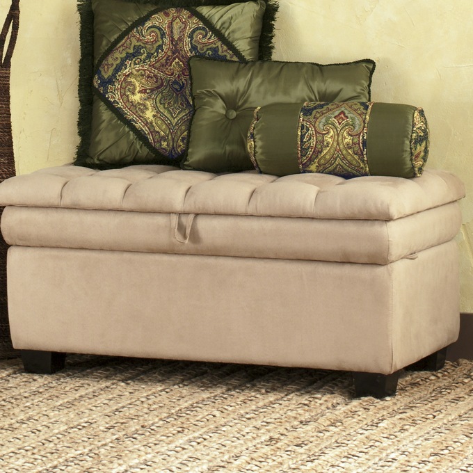 PillowTop Storage Bench Seventh Avenue