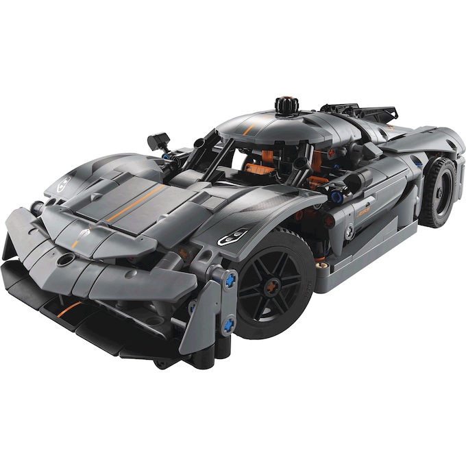 LEGO Koenigsegg Jesko Absolut Grey Hypercar, , large