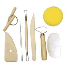 8-Piece Essential Pottery Tool Set, , large