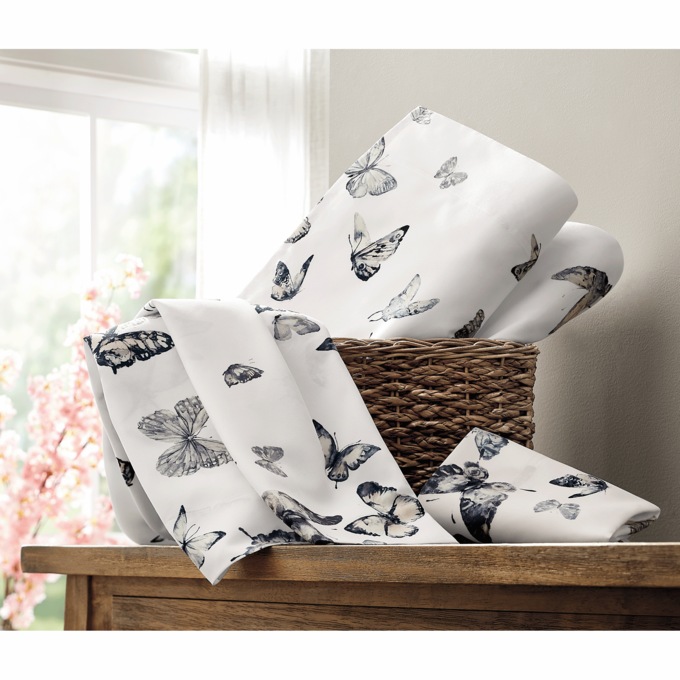 Watercolor Butterflies Sheet Set, , large