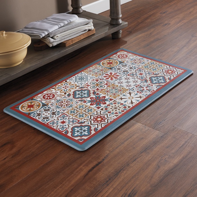 Tile-Look Anti Fatigue Mat - 18" X 30", , large