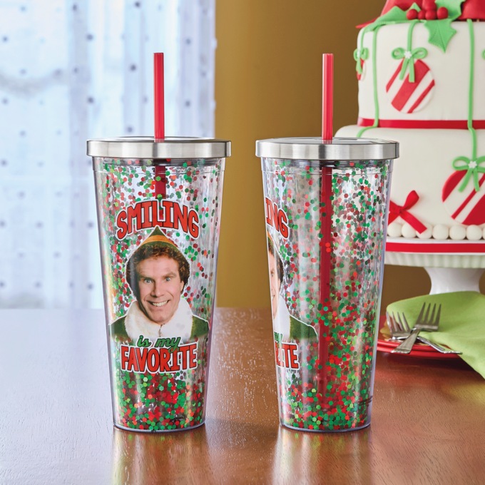 Elf Glitter Tumbler, , large