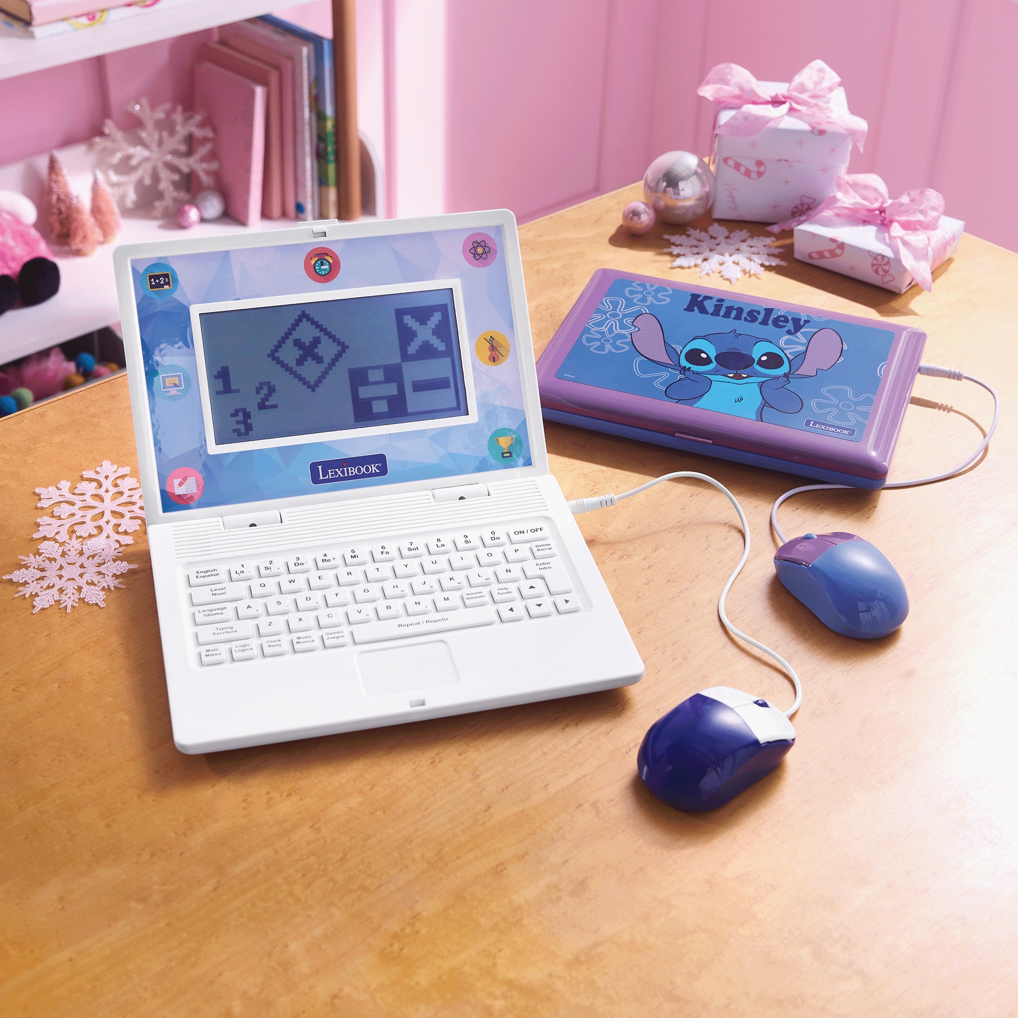 Personalized 6.7" Bilingual Activity Laptop, , large