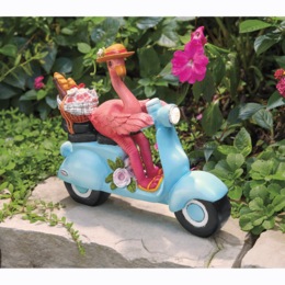 Solar Flamingo on Scooter, , large