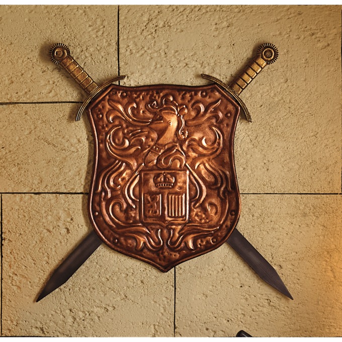 Medieval Shield with Swords, , large
