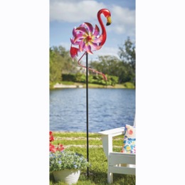 Flamingo 6&#39; Garden Spinner, , large