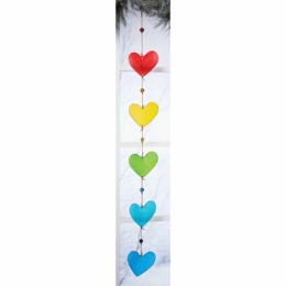 Heartstrings Glass Hanging, , large
