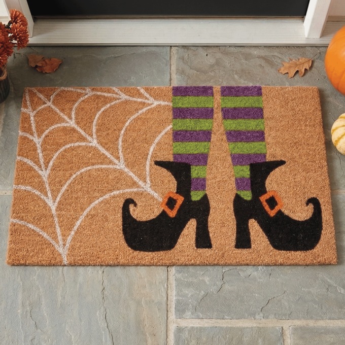 Witch Coir Mat - 18" x 30", Multi, large