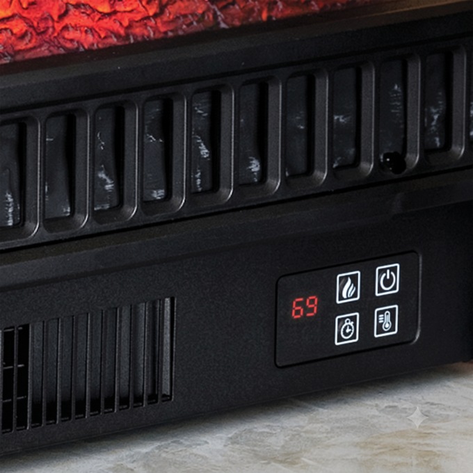 Electric Fireplace Logs with Remote, , large