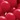 Beaded Necklace and Earring Set, Red, swatch