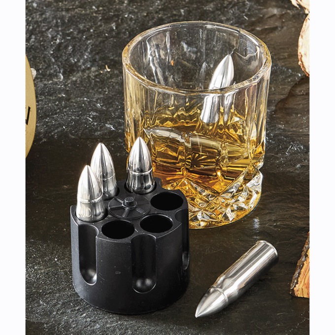 Whiskey Bullet Chilling Stone Gift Set, , large