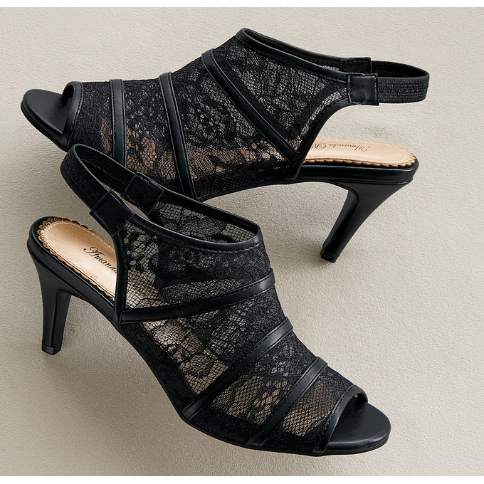 Amanda D&#39;Laurie Lace Sandal, , large