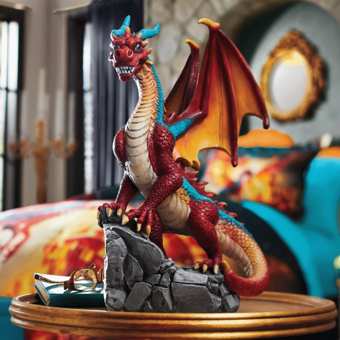 Dragon Statue, Multi, large