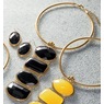 Geometric Necklace and Earring Set, , large