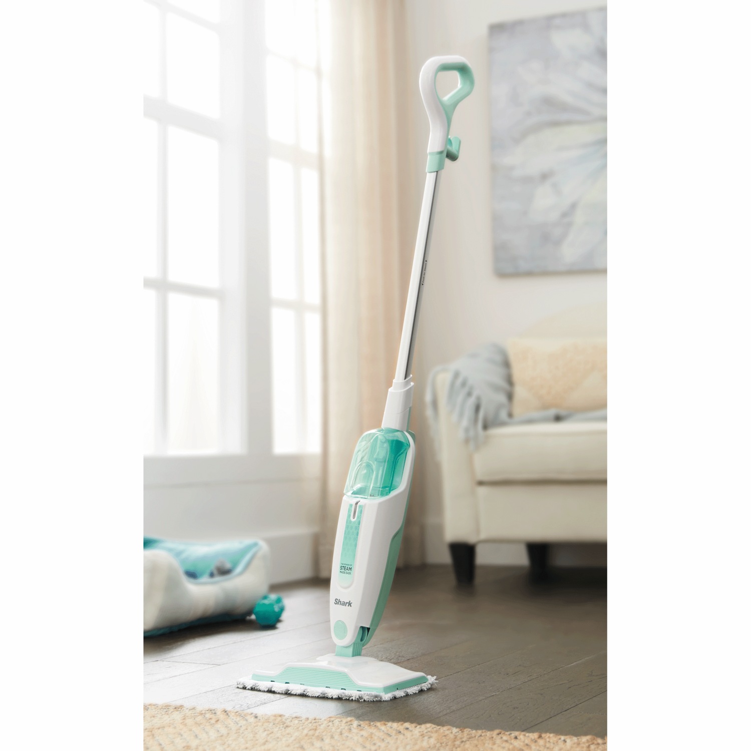 Shark Steam Mop with 2 Pads, Lightweight, Safe for all Sealed Hard