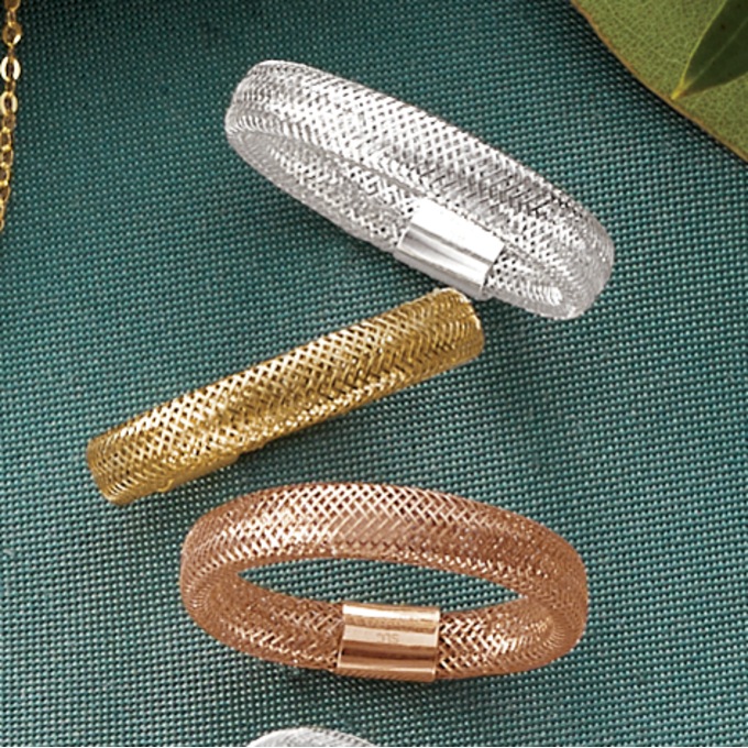 10K Gold Mesh Ring, , large