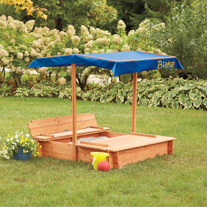 Convertible Sandbox with Sunshade, , large