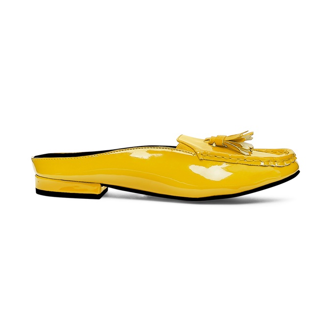 Tassel Mule, Yellow Patent, large