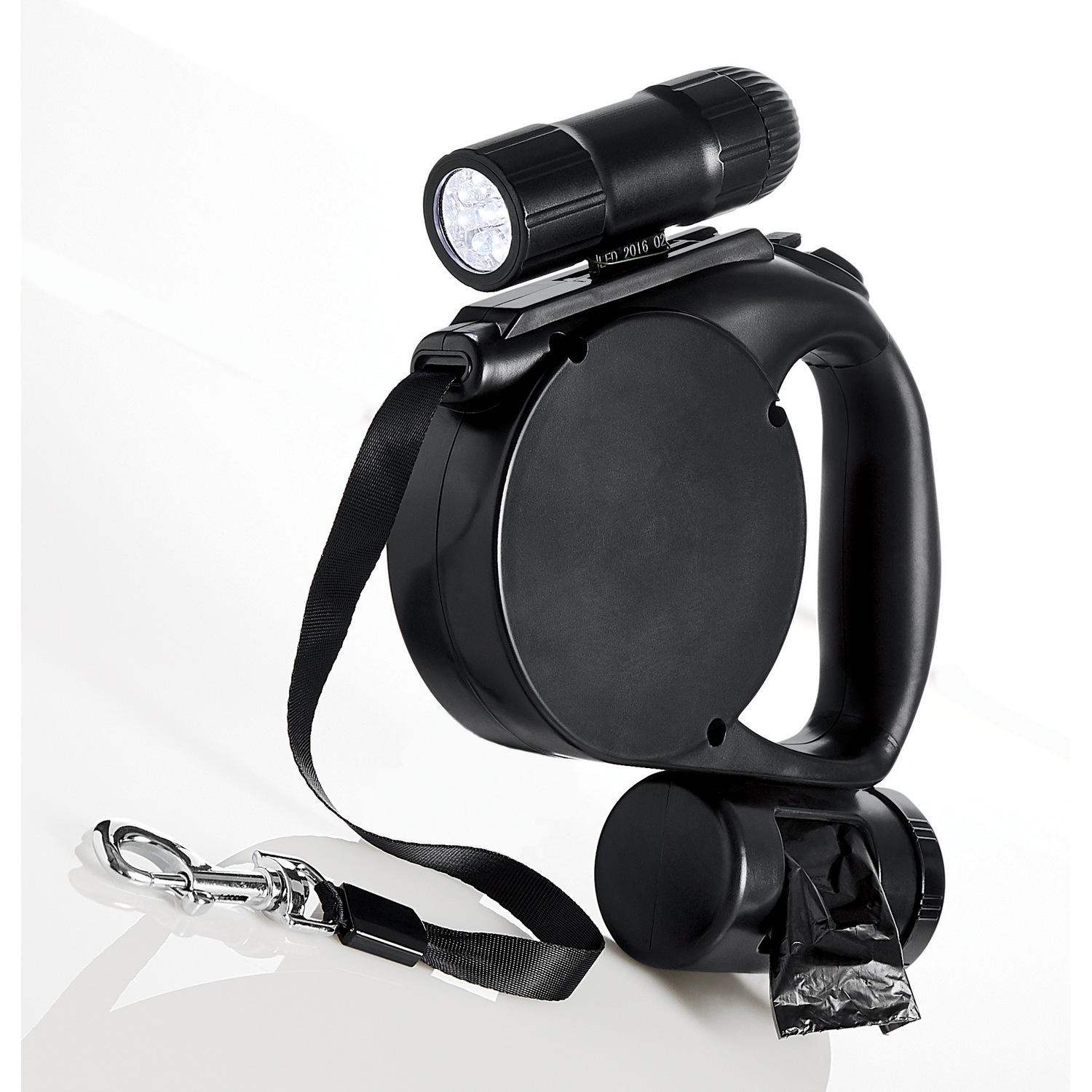 Retractable Dog Leash with Flashlight Seventh Avenue