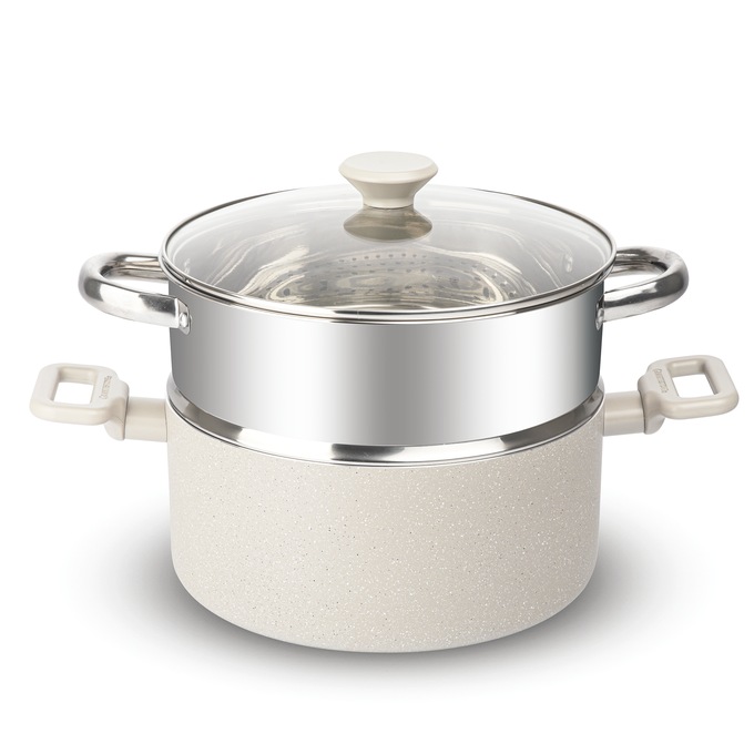 20-Piece Granitestone Desert Cookware Set, , large