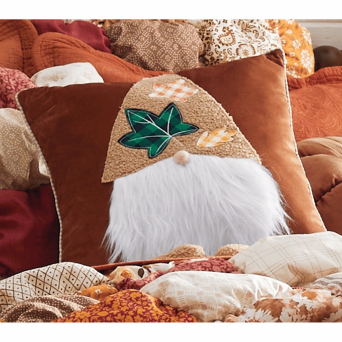 Seasonal Gnome Pillow, , large