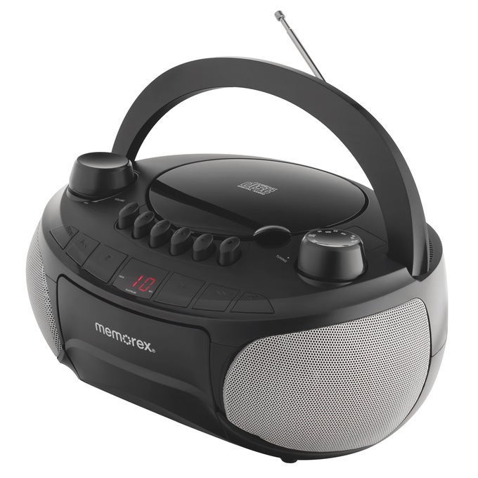 Memorex AM/FM CD & Cassette Player, , large