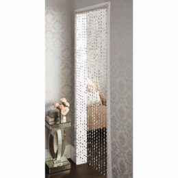 Silver Beaded Door Curtain, , large