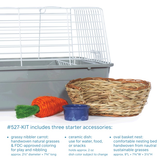 Prevue Pet Bella Small Animal Cage Kit, , large