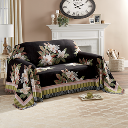 Slipcovers Chair Sofa Covers Seventh Avenue Southern Magnolia Tapestry Furniture Throw Large