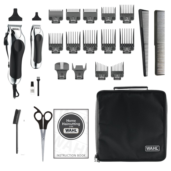 Wahl Deluxe Chrome Pro Haircutting Kit, , large