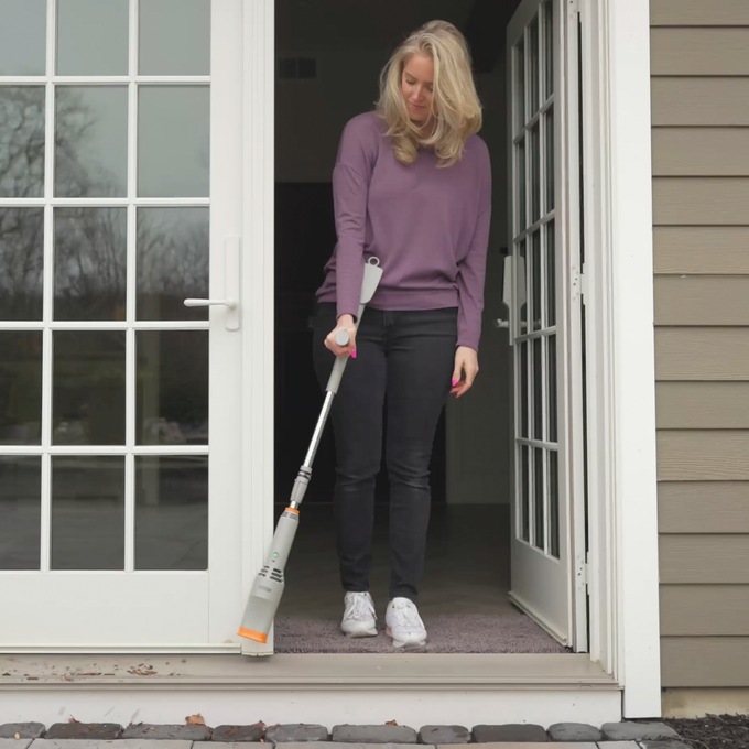 Rocket Sweeper Cordless Air Broom, Gray, large
