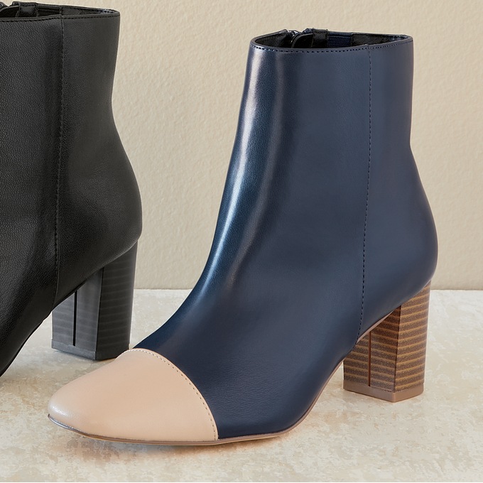 Color Block Bootie, , large