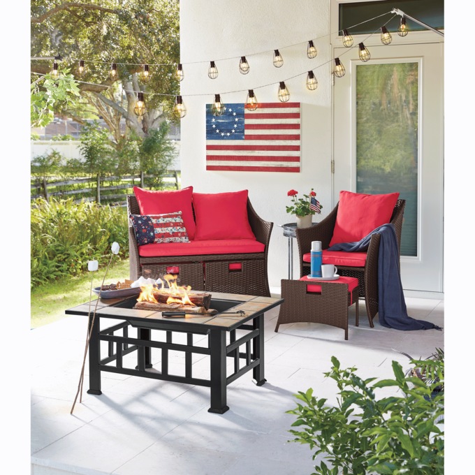 Barnwood Flag Art, , large