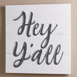 Hey Y&#39;all Wall Art, , large