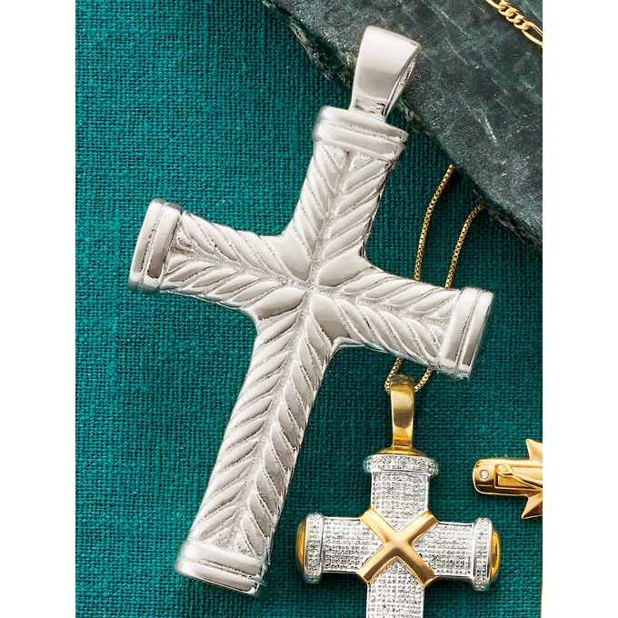 Cross Pendant, , large