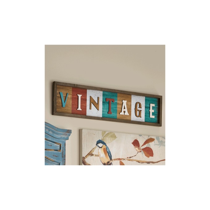 Vintage Multi-Font Sign, , large