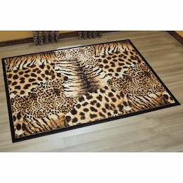 Animal Patch Rug - 5' 3" x 7' 2", , large