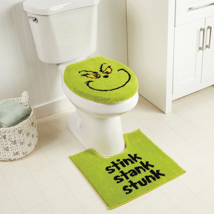 Grinch Toilet D&eacute;cor, , large