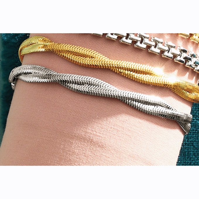 Double Omega Bracelet, , large